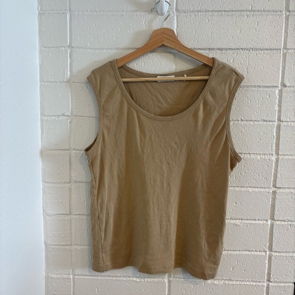 Sandro tan tank top - Picture 1 of 7